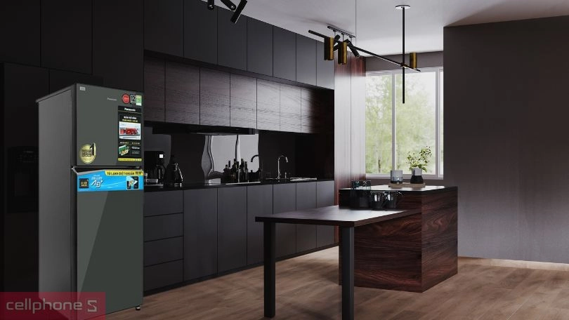 Thiết kế tủ lạnh Panasonic Inverter NR-TV341VGMV 306 lít