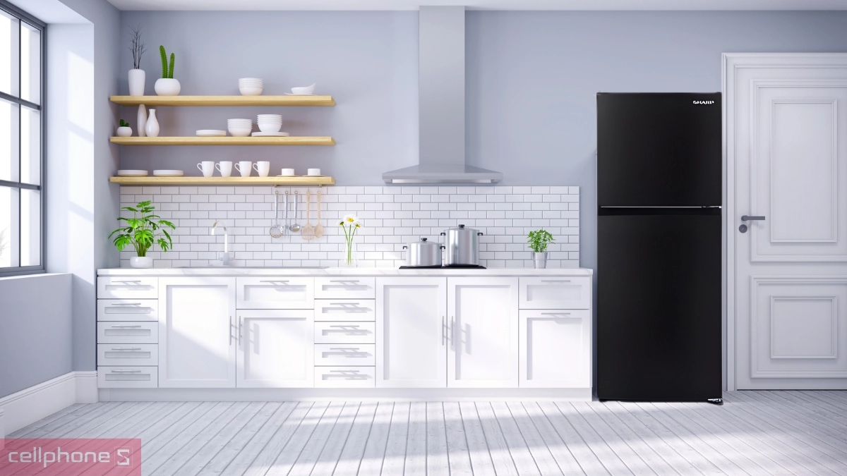 Dung tích tủ lạnh Sharp Inverter 181 lít SJ-X198V-DG