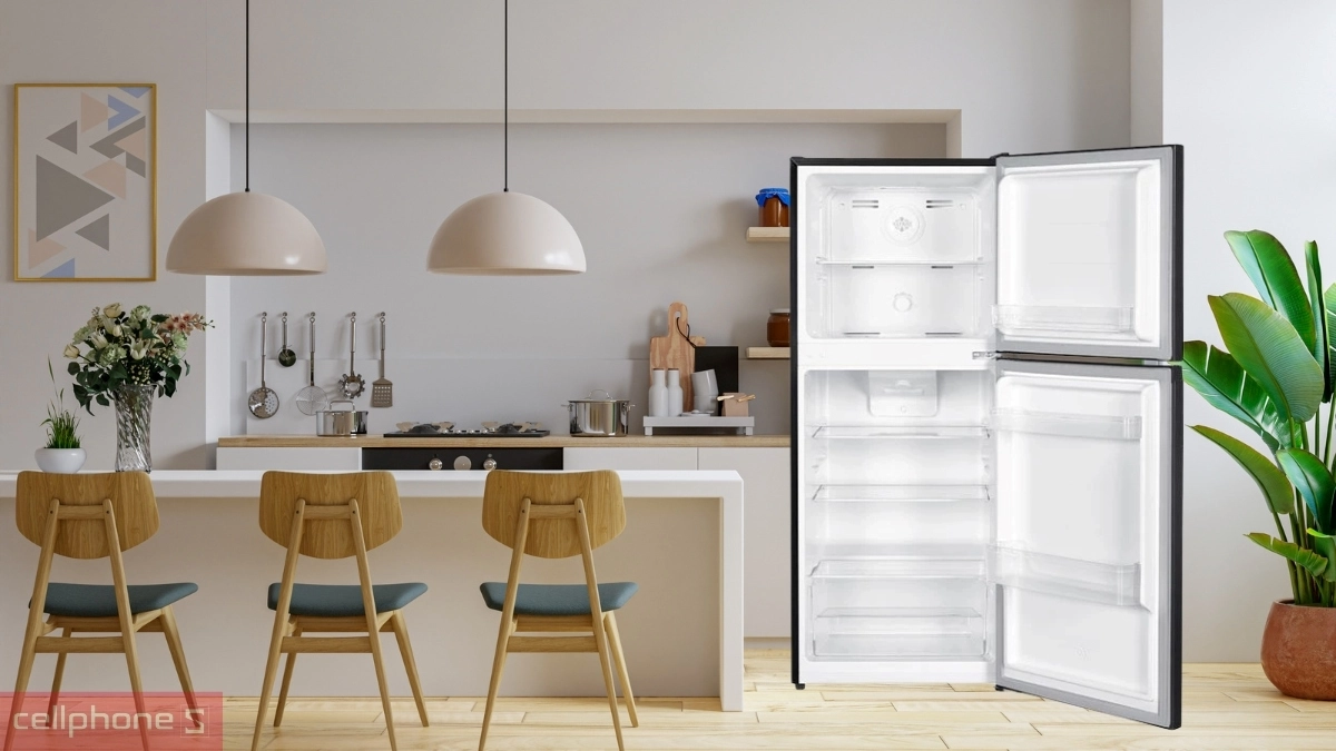 Cấu trúc tủ lạnh Sharp Inverter 181 lít SJ-X198V-DG