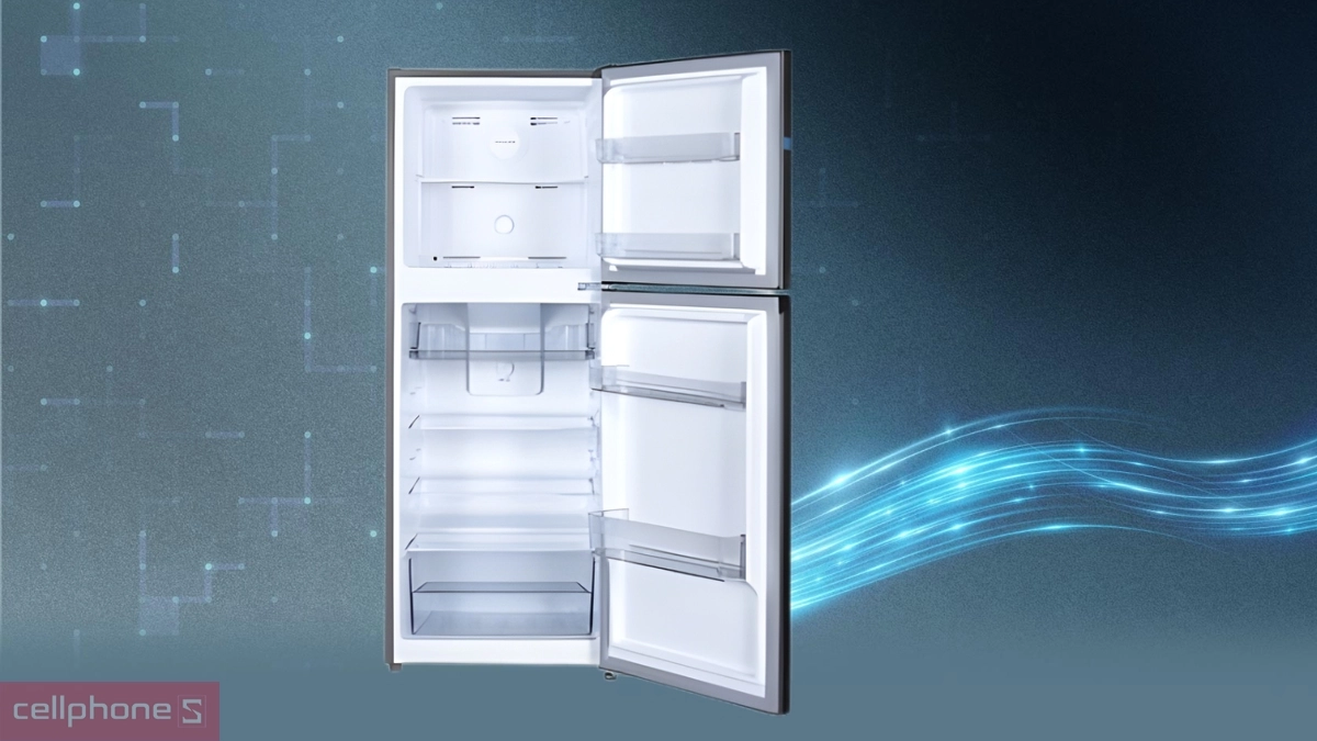 Hệ thống khử mùi và bảo quản thực phẩm trên tủ lạnh Sharp Inverter 197 lít SJ-X215V-SL