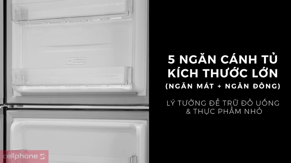 Tiện ích tủ lạnh Sharp Inverter 247 lít SJ-X270V-SL