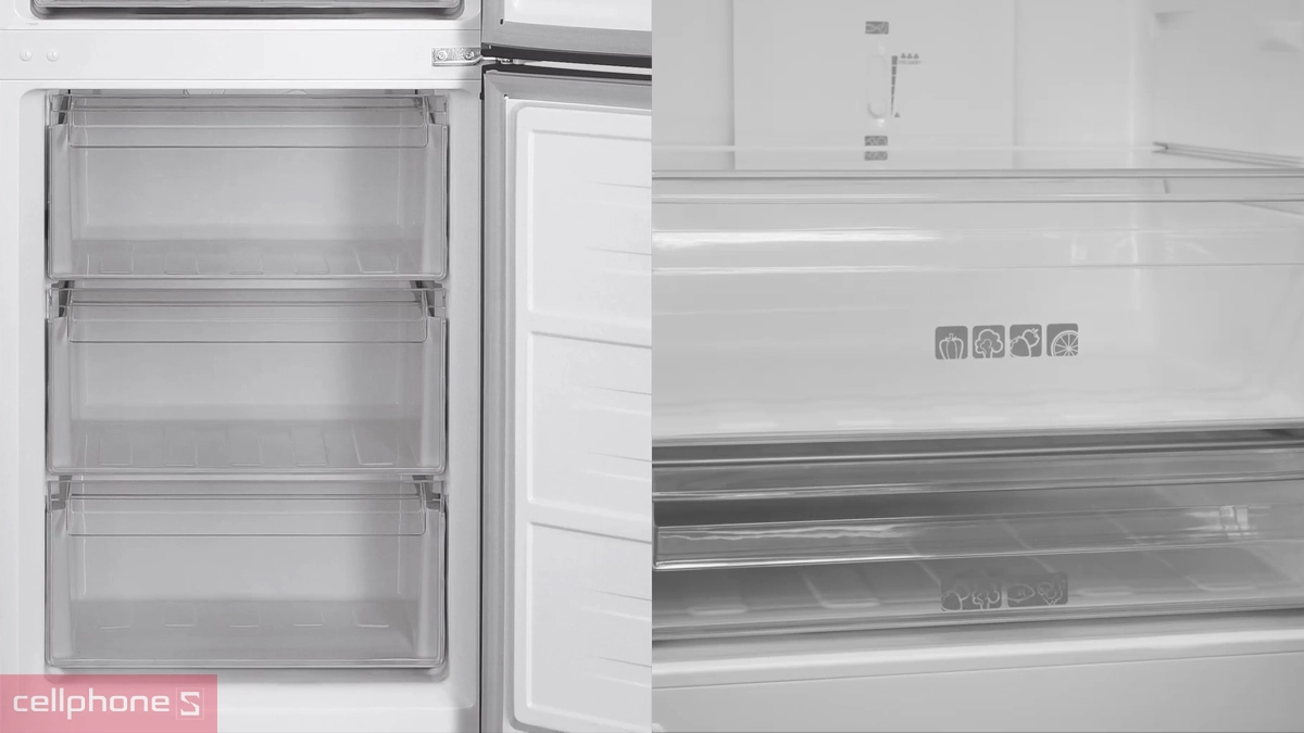 Khả năng bảo quản thực phẩm tủ lạnh Sharp Inverter 323 lít (SJ-BF330V-SL)