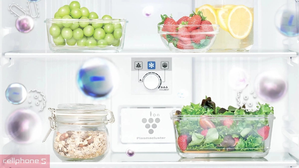 Giải pháp bảo quản thực phẩn tối ưu của tủ lạnh Sharp Inverter 330 lít (SJ-XP352AE-SL)