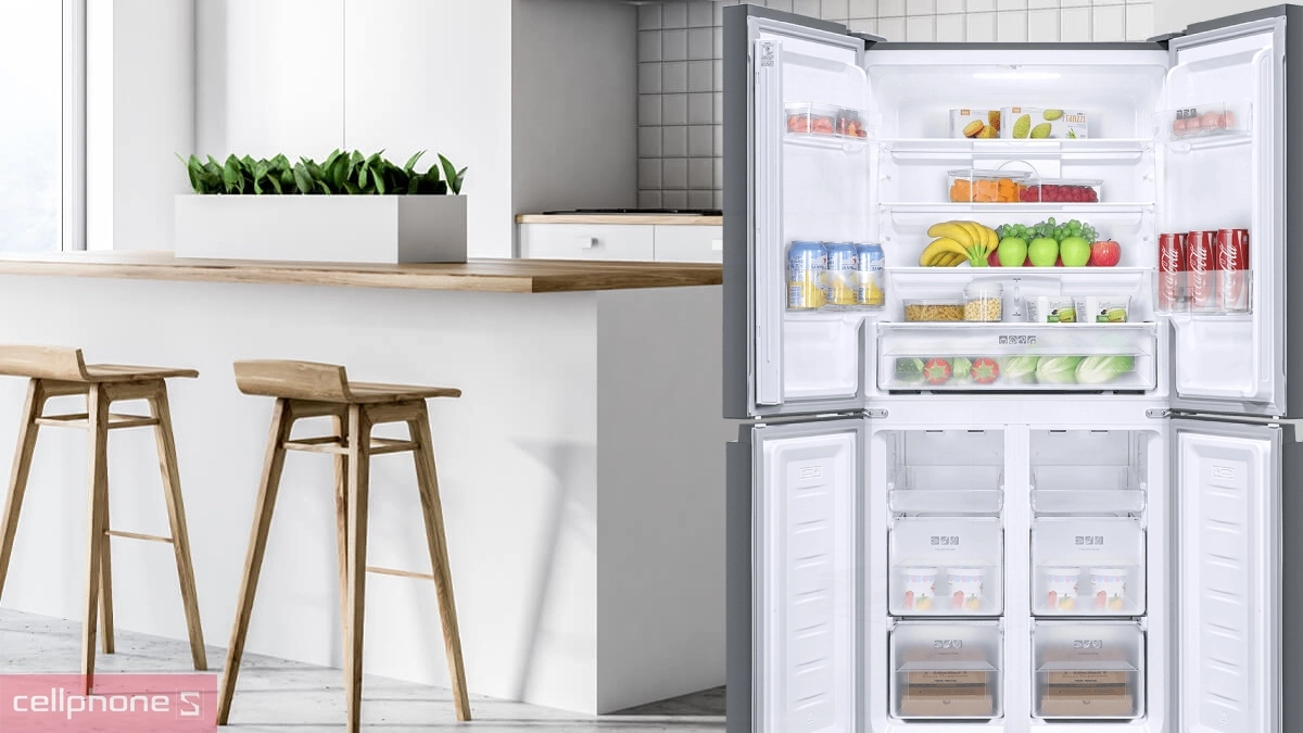 Công nghệ Inverter và công nghệ cấp đông nhanh trên tủ lạnh Sharp Inverter Multidoor 362 lít SJ-FX420V-SL