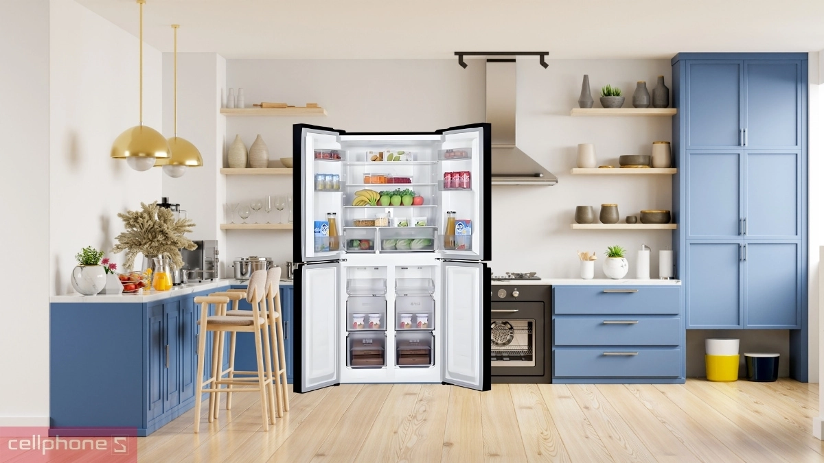 Cơ chế khử mùi tủ lạnh Sharp Inverter Multidoor 421 lít SJ-FXP510VG-BK