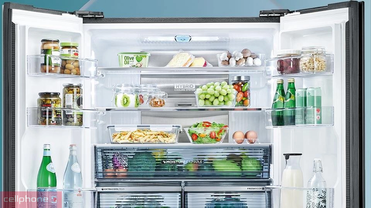 Công nghệ bảo quản tủ lạnh Sharp Inverter Multidoor 572 lít SJ-FX650V-SL