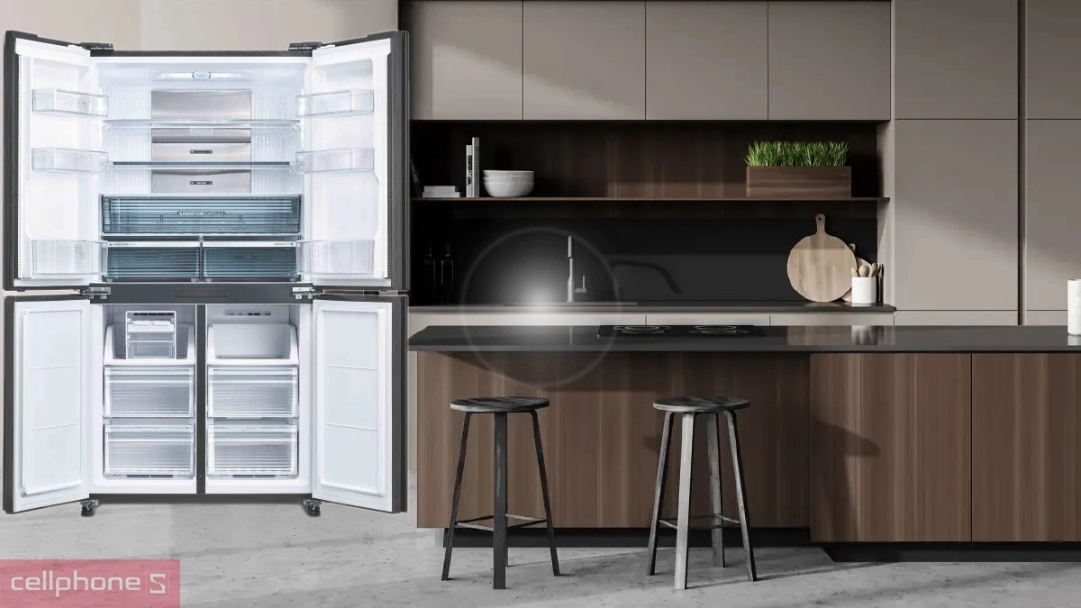 Công nghệ tiết kiệm điện tủ lạnh Sharp Inverter Multidoor 572 lít SJ-FXP640VG-BK