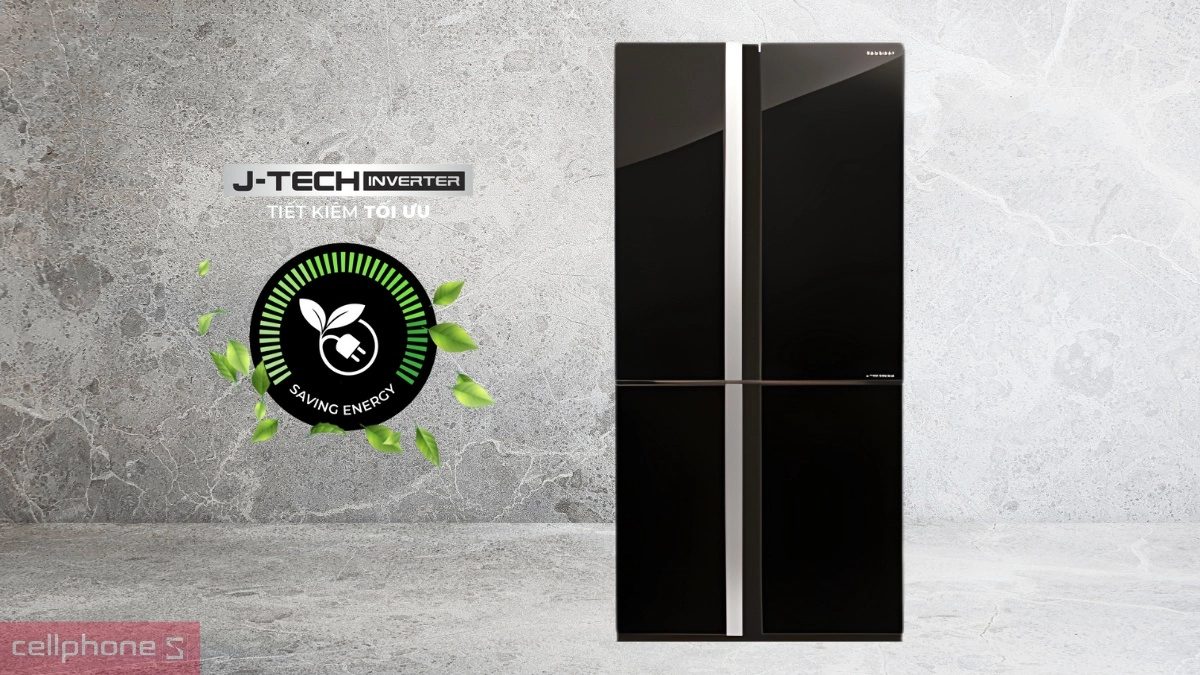 Công nghệ tiết kiệm điện tủ lạnh Sharp Inverter Multidoor 605 lít SJ-FX688VG-BK
