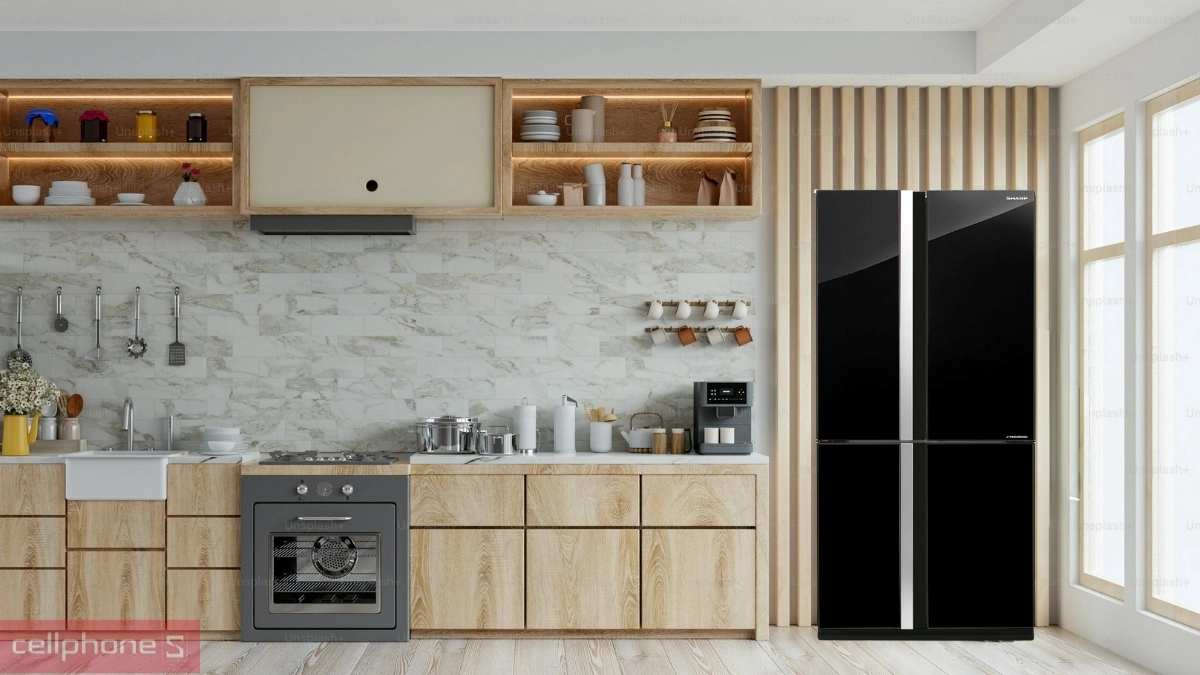 Công nghệ bảo quản tủ lạnh Sharp Inverter MultiDoor 611 lít SJ‑FXPI700VG‑BK