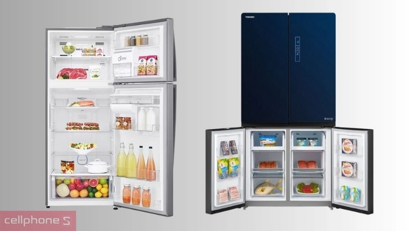Tủ lạnh Toshiba có bao nhiêu dung tích