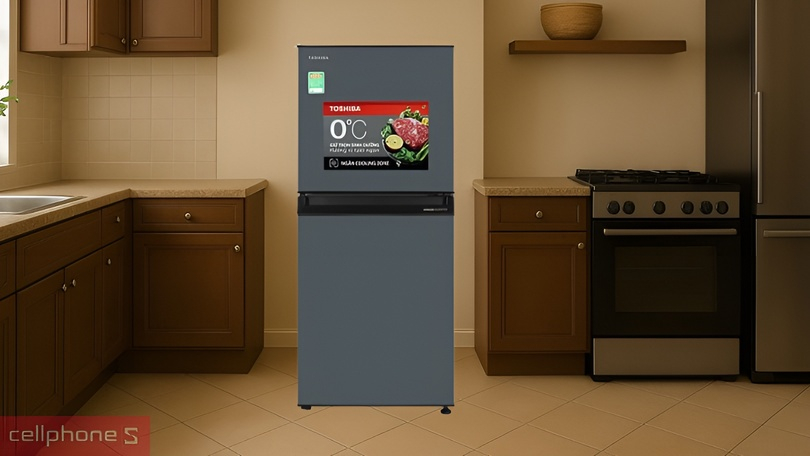 Thiết kế tủ lạnh Toshiba GR-RT252WE-PMV(52) 194 lít