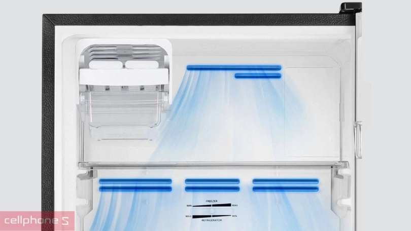 Khả năng vận hành êm ái, làm lạnh thông minh của tủ lạnh Toshiba GR-RT303WE-PMV(52) 233 lít