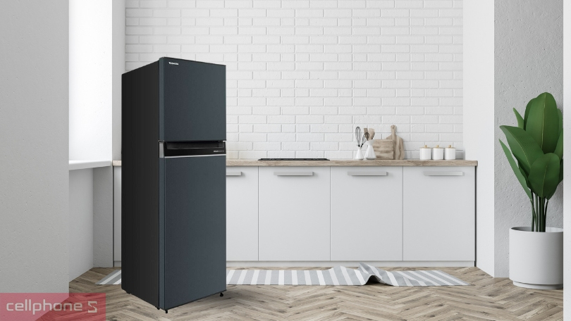 Thiết kế tủ lạnh Toshiba GR-RT329WE-PMV(52) 253 lít