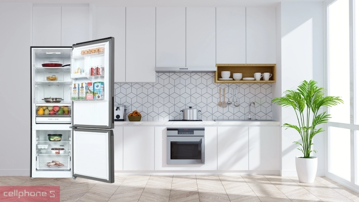 Dung tích tủ lạnh Toshiba Inverter 325 lít GR-RB410WE-PMV(37)-SG