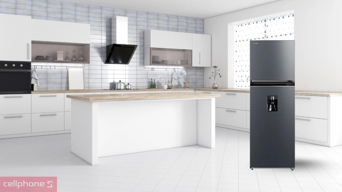 Dung tích tủ lạnh Toshiba Inverter 409 lít GR-RT535WEA-PMV-06-MG