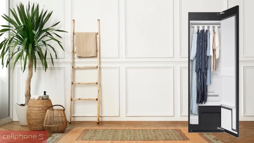 Vì sao nên mua tủ chăm sóc quần áo thông minh Samsung Bespoke 5 móc DF24CB9900CRSV