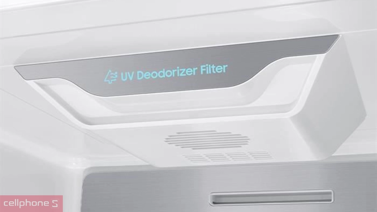 Bộ lọc khử mùi của tủ lạnh Samsung Inverter 615 lít Side By Side AI Home (RS90F65D2FSV)