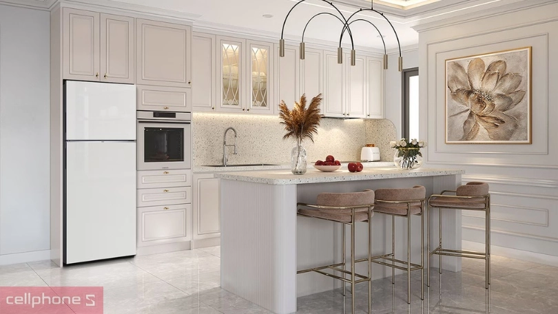 Thiết kế tủ Lạnh Samsung Inverter Bespoke RT38CB668412SV 385 lít