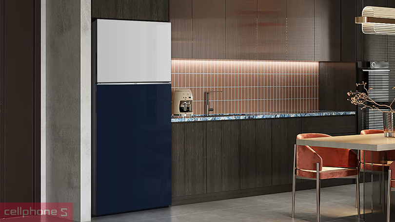 Tính năng thông minh trên tủ lạnh Samsung Inverter Bespoke RT42CB6784C3SV 406 Lít