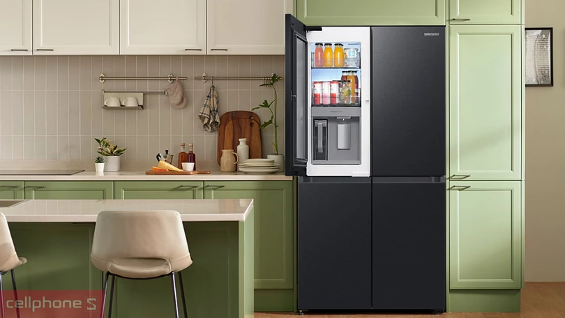 Các tiện ích hiện đại của tủ lạnh Inverter Samsung Multidoor RF59C766FB1/SV 648 lít