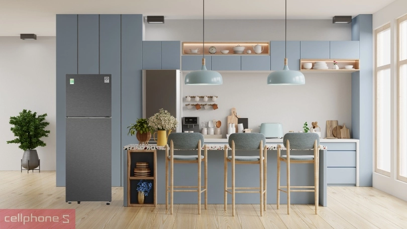 Thiết kế tủ lạnh Samsung Inverter RT31CG5423B1SV 305 lít