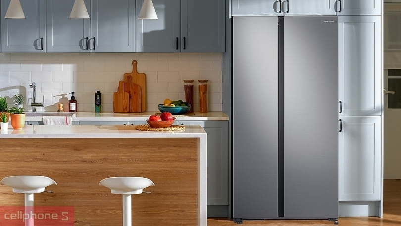 Khả năng tiết kiệm năng lượng của tủ lạnh Samsung Inverter Side By SideRS62R5001M9/SV 655 lít