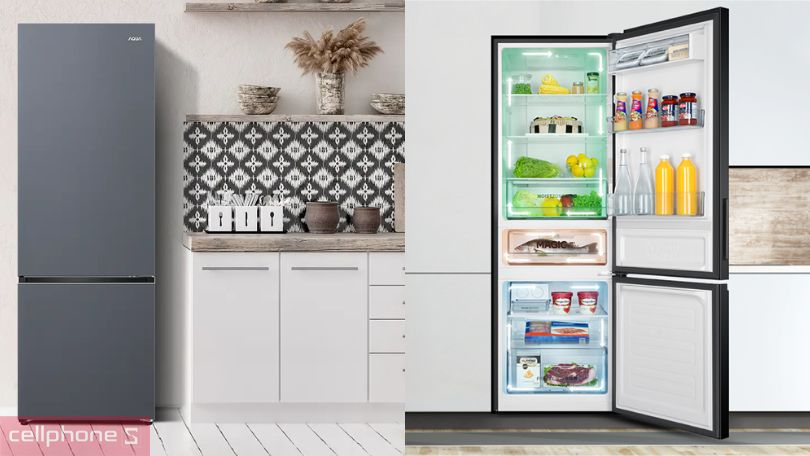 Tủ lạnh ngăn đá dưới Aqua