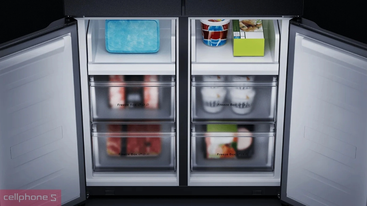 Khả năng bảo quản thực phẩm của tủ lạnh Xiaomi Mijia Multidoor MRC51HMPA 2025 510 lít