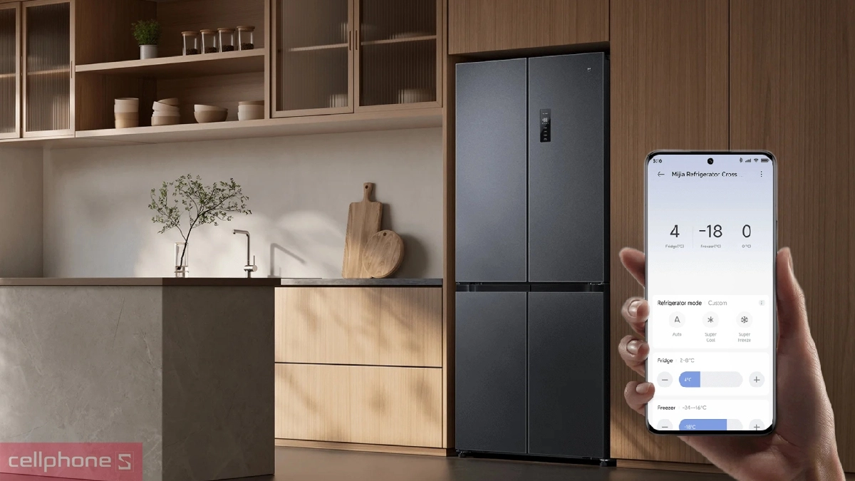 Hướng dẫn kết nối tủ lạnh Xiaomi Mijia Multidoor MRC51HMPA 2025 510 lít