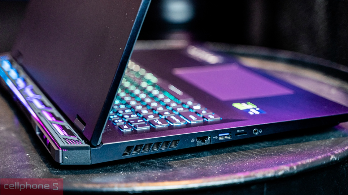 Laptop Acer Gaming sở hữu đa dạng các cổng kết nối