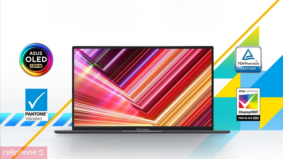 Laptop Asus Vivobook i9 được trang bị màn hình OLED