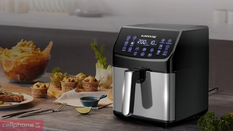 Nồi chiên Sunhouse 6 lít dung tích lớn