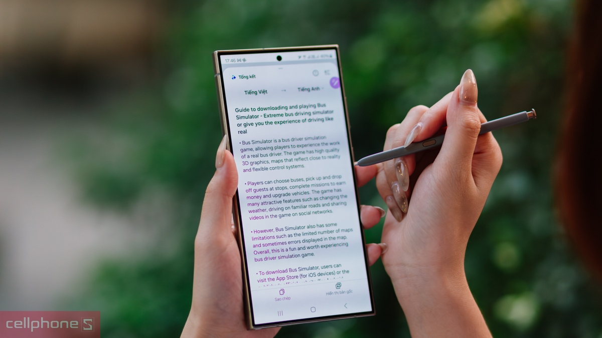 Sử dụng điện thoại Samsung Galaxy Ai giúp tiết kiệm thời gian sử dụng