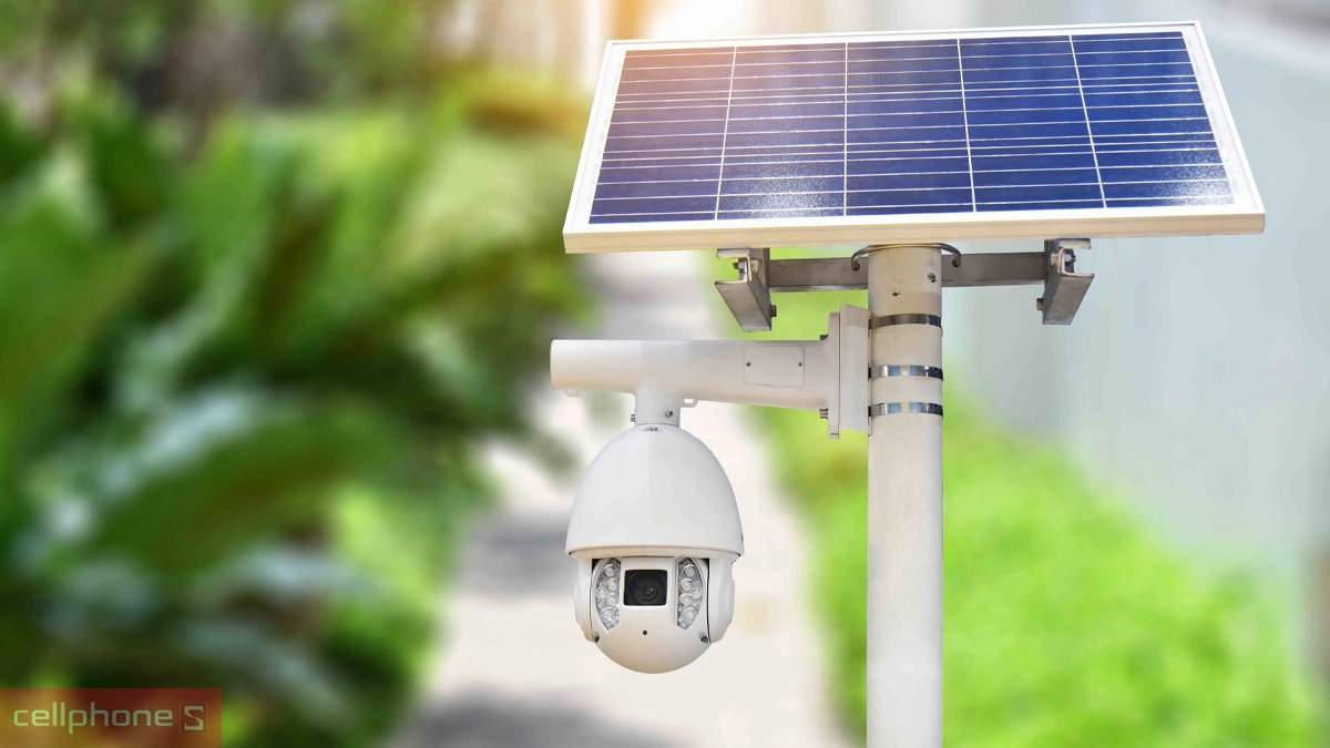 Camera năng lượng mặt trời tiết kiệm điện