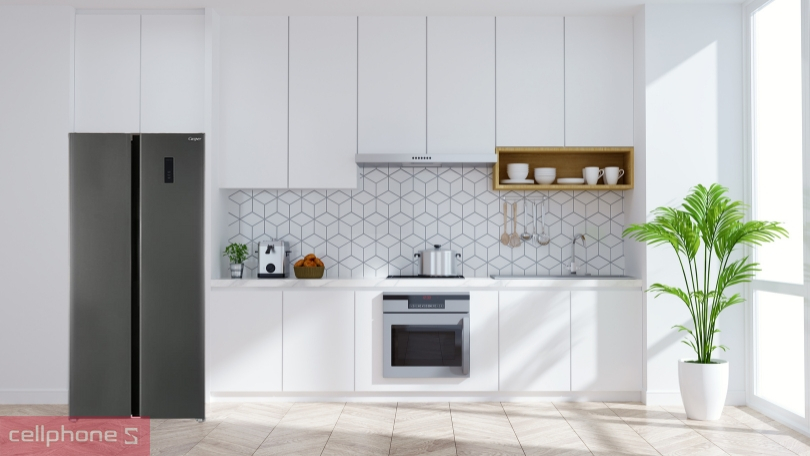 Tủ lạnh side by side Casper Inverter 458 lít rs-460pg