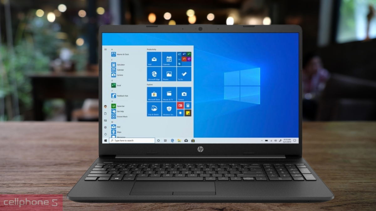 Laptop HP i7 được thiết kế với hành trình phím sâu