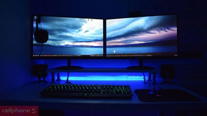 Màn hình 165hz hiển thị hình ảnh, màu sắc chân thật