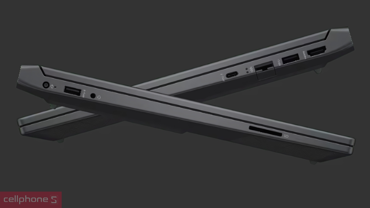 HP i7 sở hữu hệ thống cổng kết nối phong phú