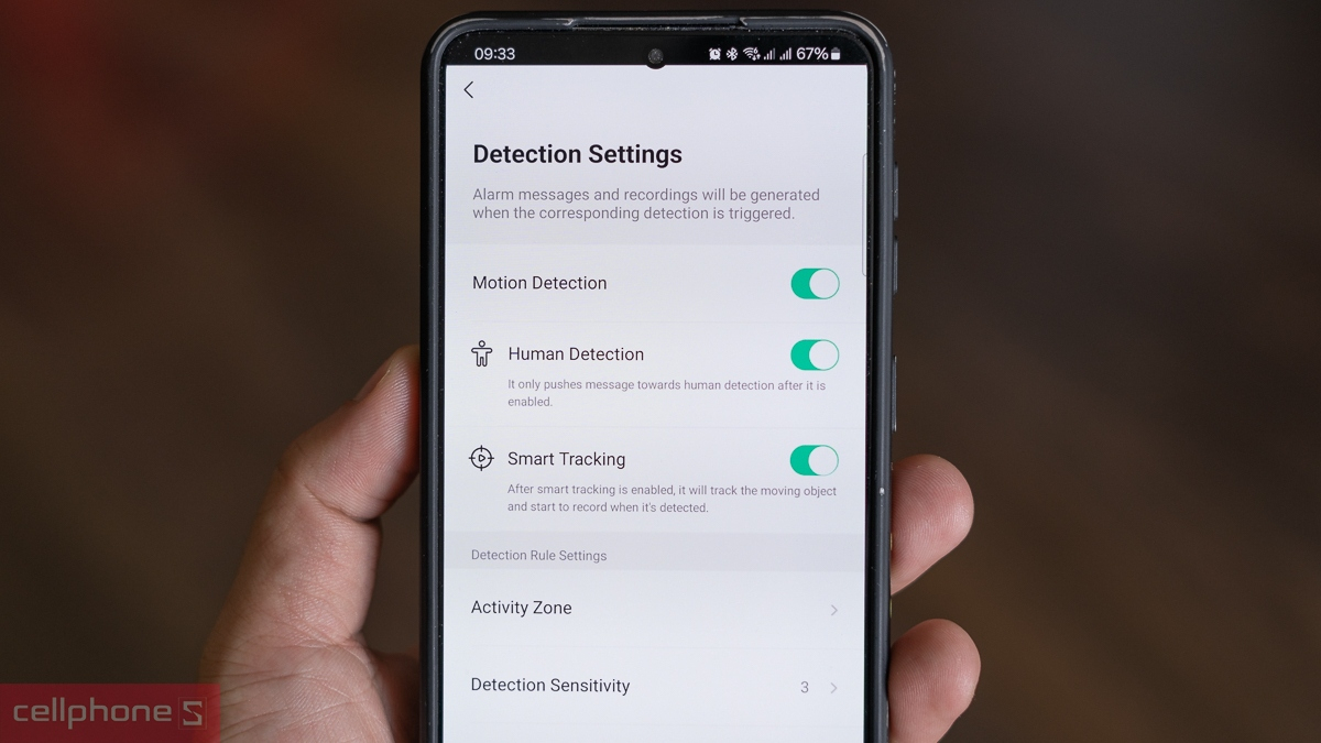 Cảnh báo kịp thời khi có bất thường