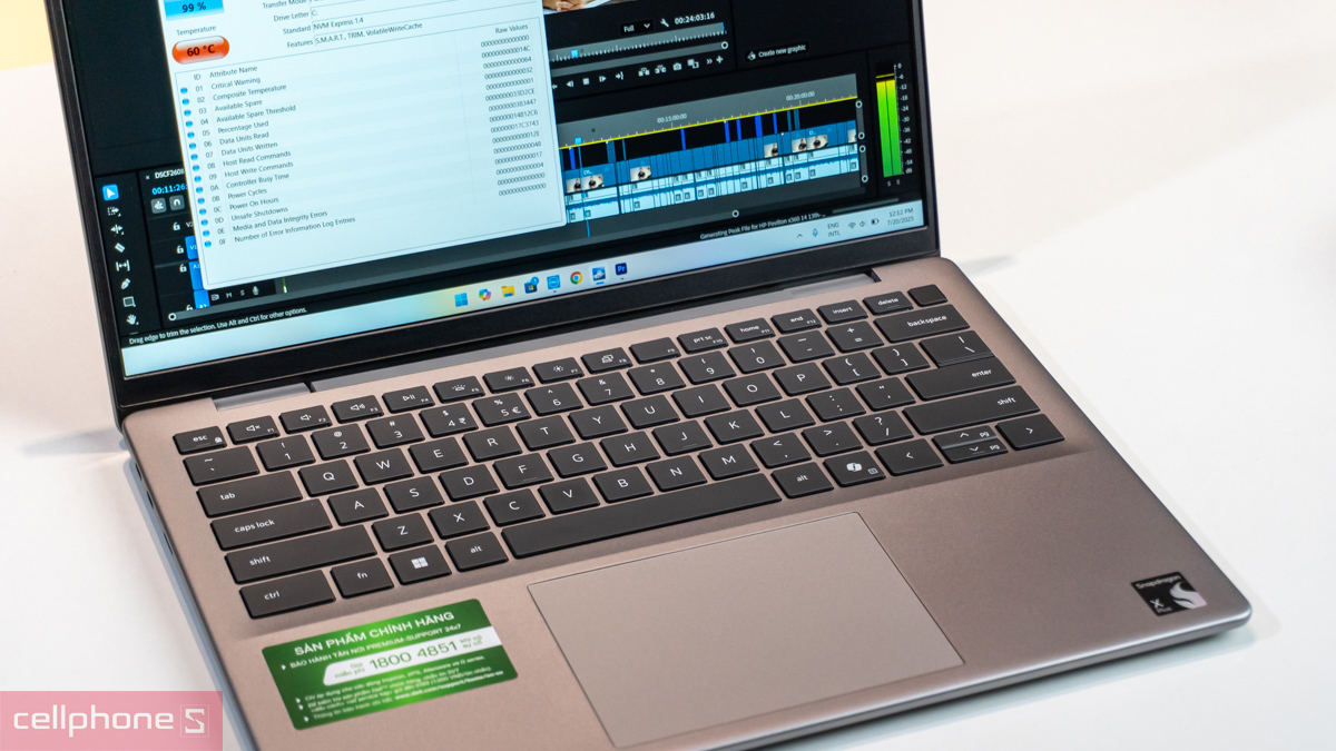 Bàn phím có hành trình phím tốt