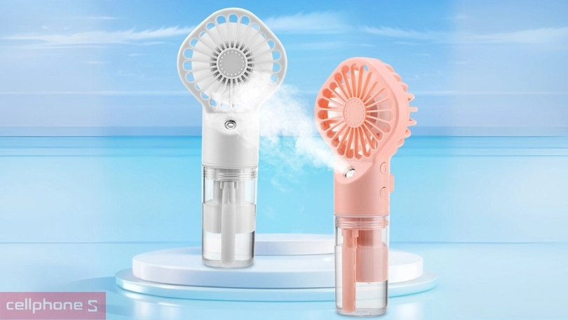 Quạt cầm tay phun sương