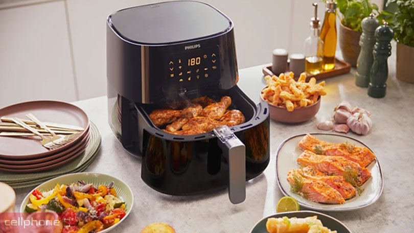 Nồi chiên không dầu Philips HD9280/90 5l