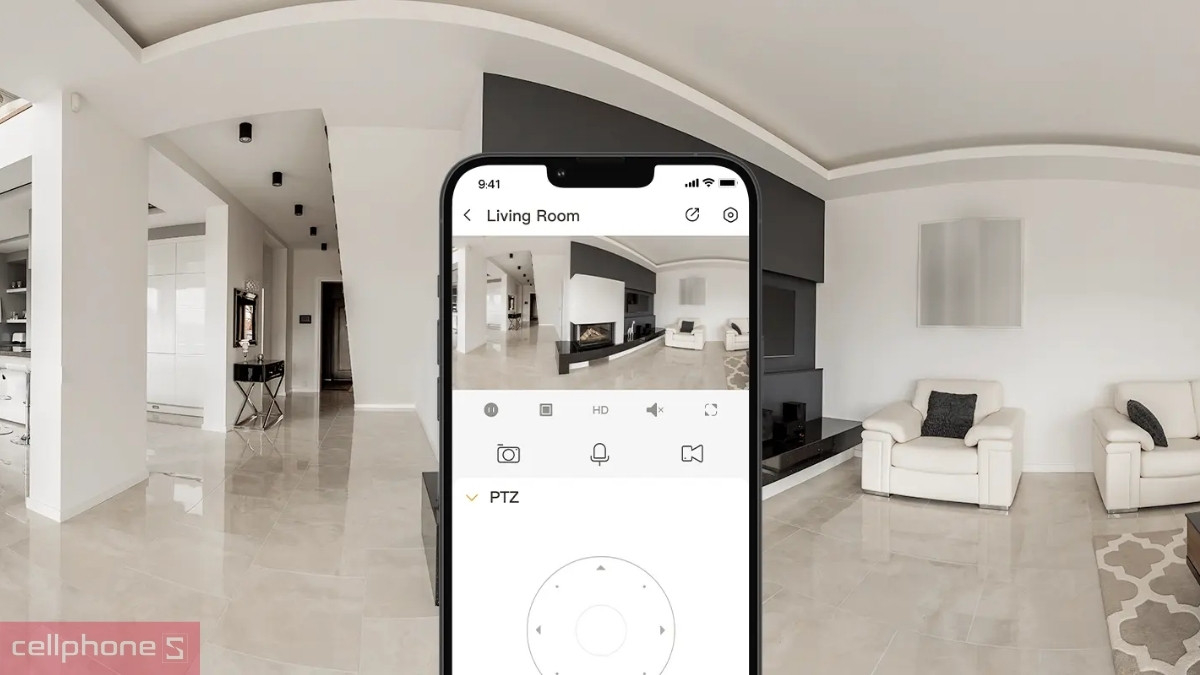 Camera phát hiện chuyển động trong nhà