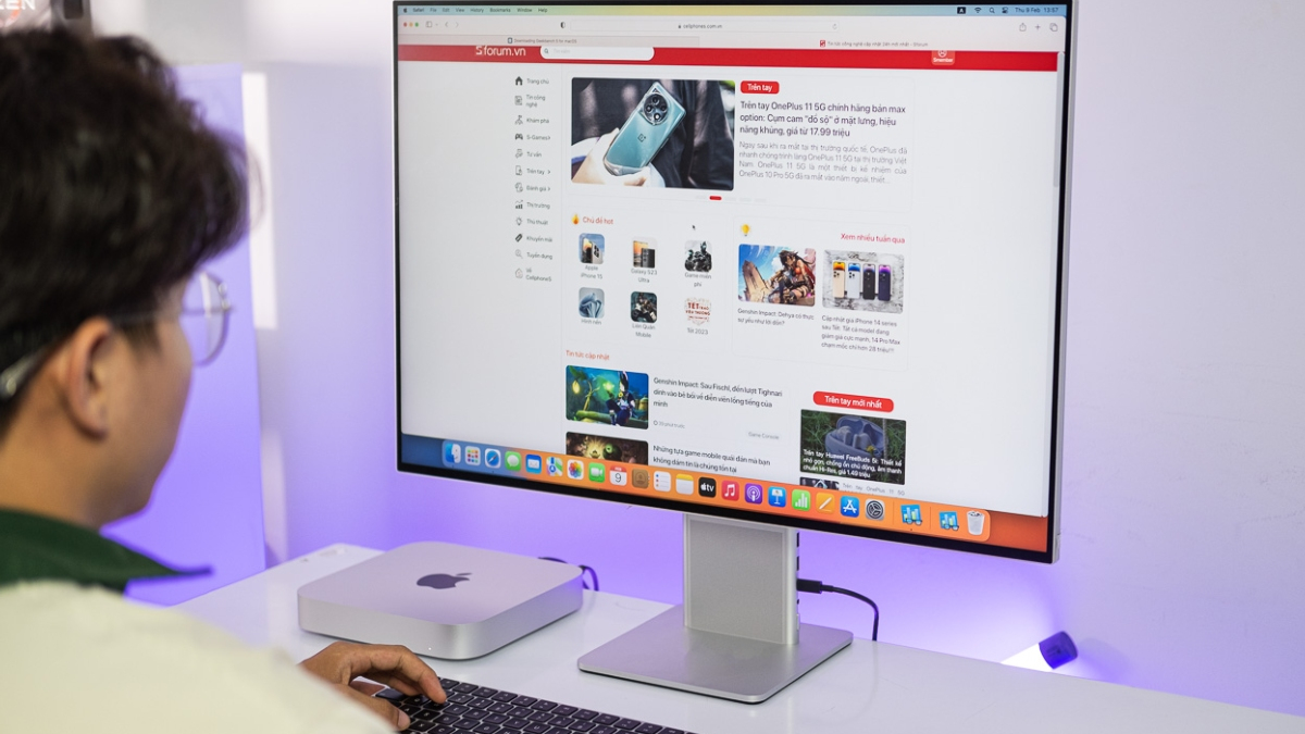 Mac Mini M2 hỗ trợ cấu hình RAM đa dạng từ 8GB lên đến 32GB