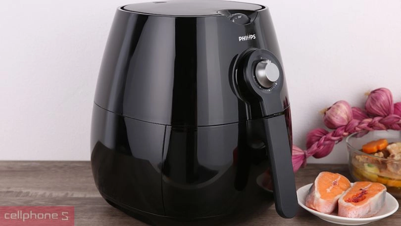 nồi chiên không dầu philips 10 lít tiết kiệm thời gian nấu