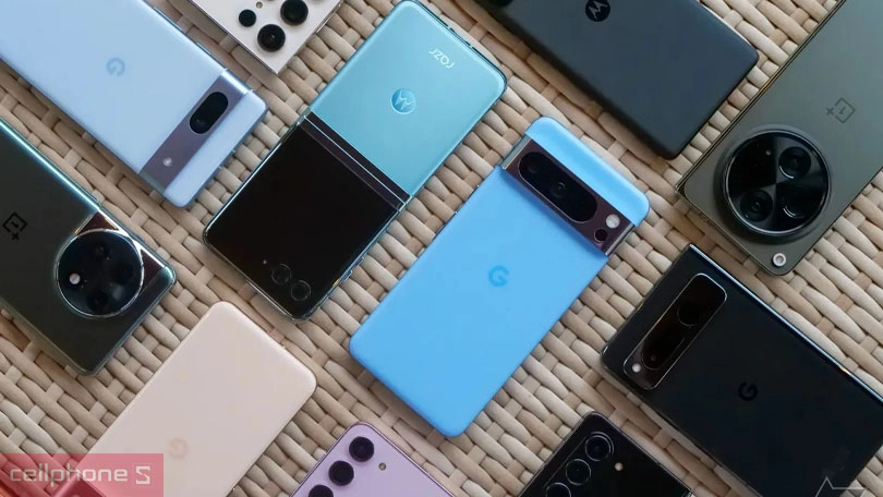 Một số thương hiệu điện thoại Android phổ biến: Samsung, Xiaomi, OPPO, vivo,...