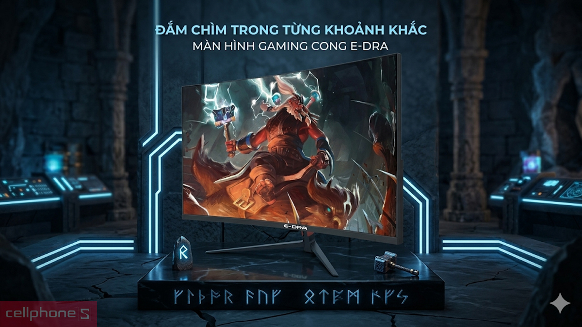 Màn hình cong E-Dra