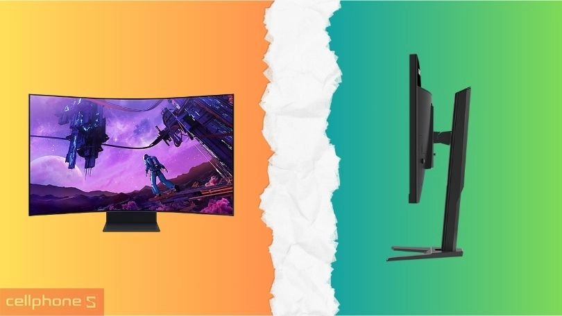 Chọn mua màn hình 165Hz dựa vào thiết kế