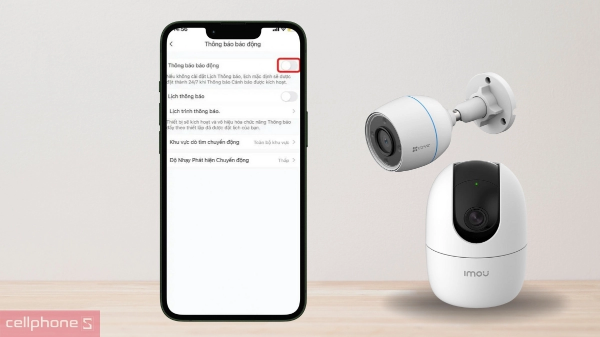 Cách kích hoạt tính năng phát hiện chuyển động trên camera