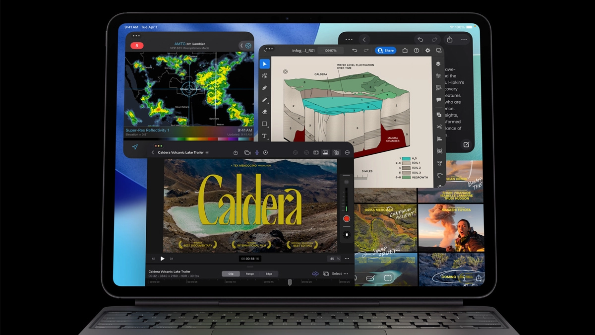 Hệ điều hành iPad Pro M5 13 inch 2025